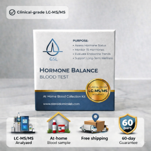 GSL Complete Steroidome 15 Hormone Balance in Blood Home Test Kit