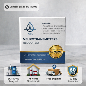 GSL Neurotransmitter Blood Home Test Kit, LCMS Assay