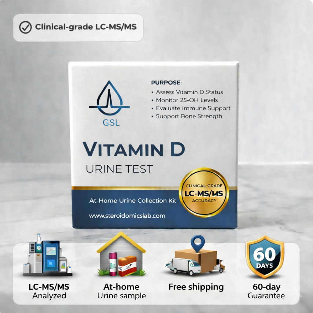 GSL Vitamin D Urine Home Test Kit, LCMS Assay