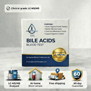 GSL Bile Acid Home Blood Test Kit for Liver Function and Gut Microbiome